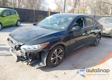 2020 Nissan Sentra Sv Xtronic Cvt z USA, uszkodzony, nr VIN 3N1AB8CV3LY208665